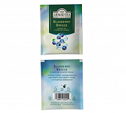 Чай зеленый в пакетиках Ahmad Tea Blueberry Breeze с голубикой, 25 пак.*2 гр