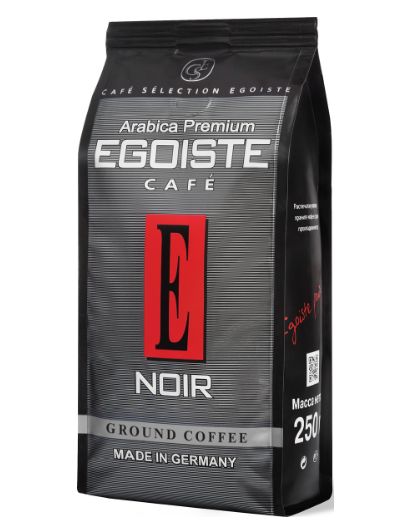 Кофе молотый Egoiste Noir, 250 гр