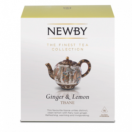 Чай фруктовый в пакетиках Newby Имбирь и лимон, 15 шт
