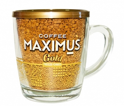 Кофе растворимый Maximus в кружке Gold, 70 гр