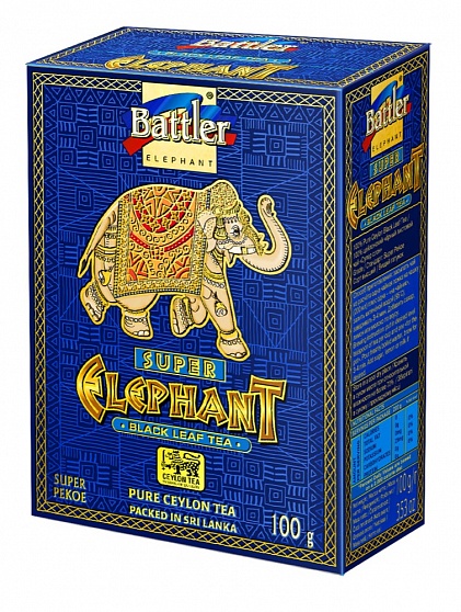 Чай черный Battler Супер слон Пекое, 100 гр