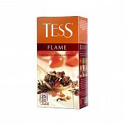 Чай в пакетиках Tess Флайм гибискус, розовый перец, аромат земляники, 25 пак.*2 гр