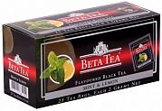 Чай в пакетиках Beta Tea Мята и лимон, 25 пак.*2 гр