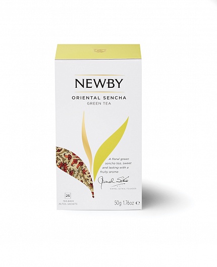 Чай зеленый в пакетиках Newby Восточная Сенча, 25 шт