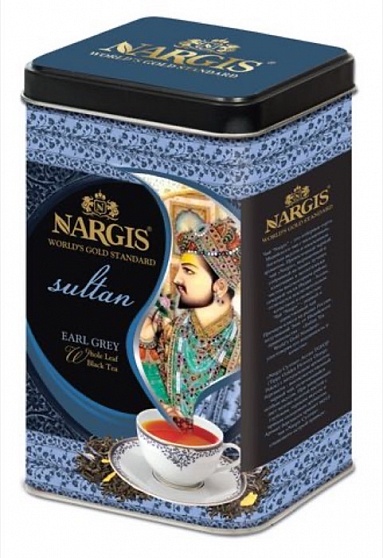 Чай черный Nargis Sultan Assam TGFOP с бергамотом, 200 гр