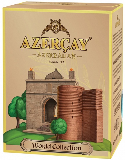 Чай черный Azercay Tea World collection Азербайджан, 90 гр