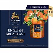 Чай черный Richard Royal Английский завтрак, 180 гр + джем, 340 гр