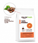 Кофе в зернах Italco Fresh Арабика 100% (Сицилийский апельсин), 375 гр