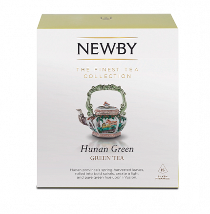 Чай зеленый в пакетиках Newby Хунан Грин, 15 шт