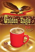Кофе в пакетиках Golden Eagle кофе 3 в 1, 50 шт