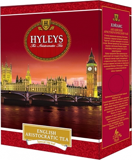 Чай черный Hyleys особокрупнолистовой Аристократ, 100 гр