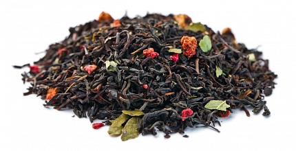 Чай черный листовой Gutenberg Клубника-Малина, 100 гр