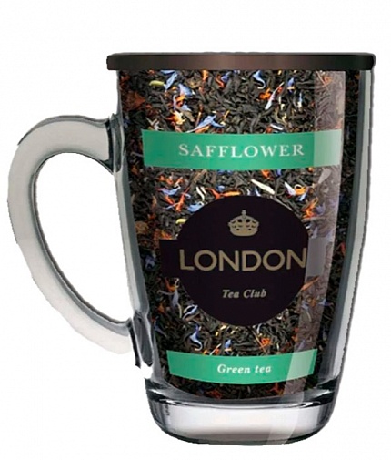 Чай зеленый London Tea Club в кружке китайский Сафлор, 70 гр