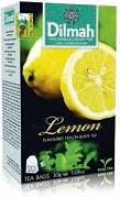 Чай в пакетиках Dilmah Лимон, 20 пак.*1,5 гр