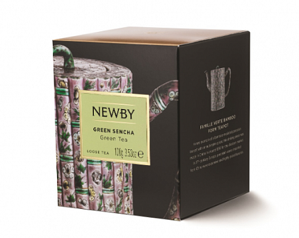 Чай зеленый листовой Newby Зеленая сенча, 100 гр