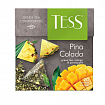 Чай в пакетиках Tess Пирамидки Pina Colada (манго, ананас), 20 пак.*1.8 гр