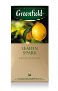 Чай в пакетиках Greenfield Lemon Spark, 25 пак.*1,5 гр