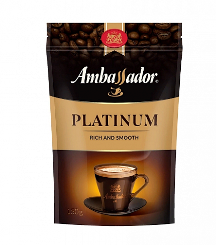 Кофе растворимый Ambassador Platinum, 150 гр