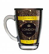 Чай черный London Tea Club в кружке байховый Лимон, 70 гр