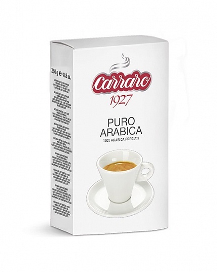 Кофе молотый Carraro Пур Арабика, 250 гр