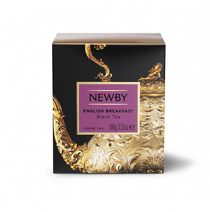 Чай черный Newby Английский завтрак в картонных пачках, 100 гр