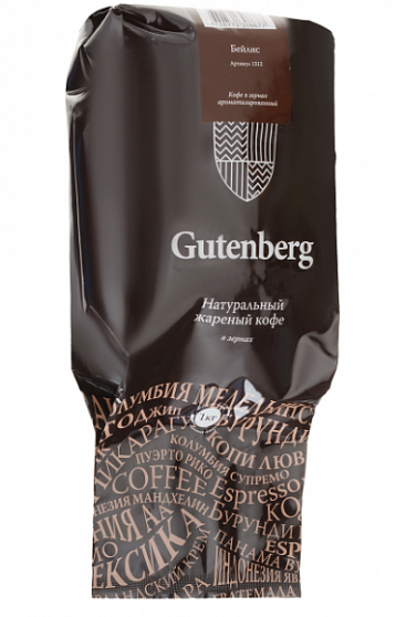 Кофе в зернах Gutenberg Бейлис ароматизированный, 1 кг