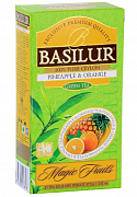 Чай в пакетиках Basilur Волшебные фрукты Ананас и Апельсин, 25 пак.*1,5 гр