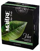 Чай в пакетиках Maitre de The Классический зеленый, 100 пак.*2 гр