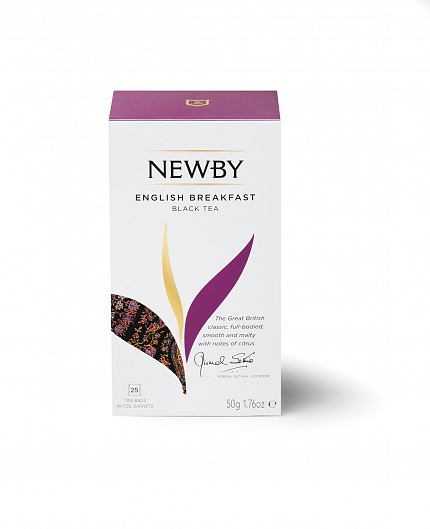 Чай черный в пакетиках Newby Английский завтрак, 25 шт