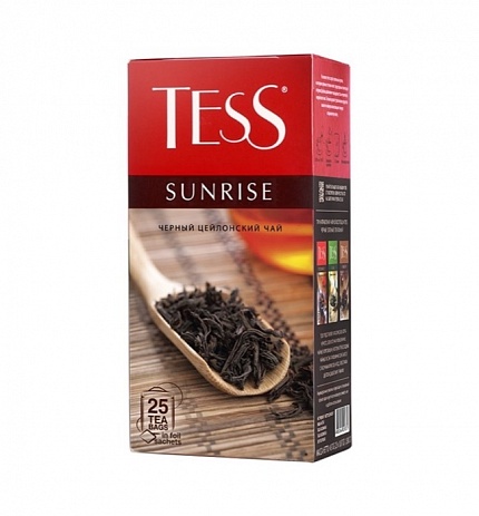 Чай в пакетиках Tess Санрайз, 25 пак.*1,8 гр