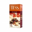Чай в пакетиках Tess Флайм гибискус, розовый перец, аромат земляники, 25 пак.*2 гр