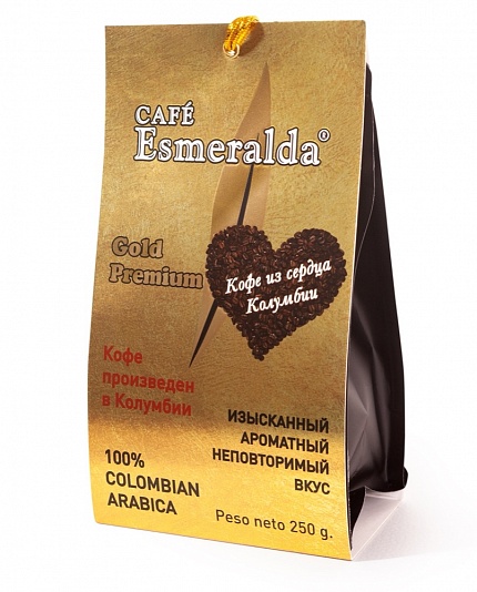 Кофе в зернах Esmeralda Gold Premium Espresso, 250 гр