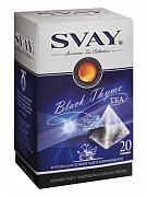 Чай в пакетиках Svay Black Thyme с чабрецом, 20 пак.*2,5 гр