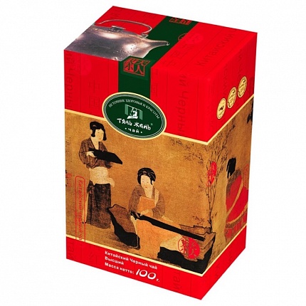 Чай черный оолонг Тянь-жень высший 100 гр. картон