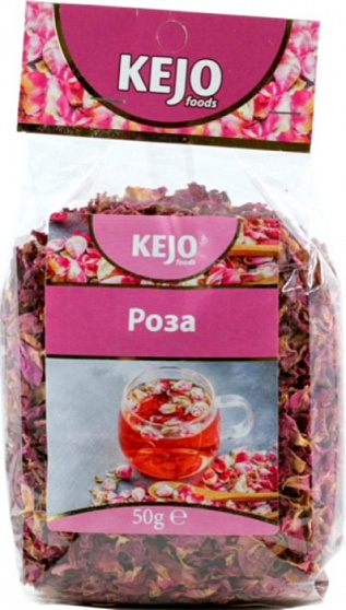 Чай травяной Kejofoods Роза лепестки, 50 гр