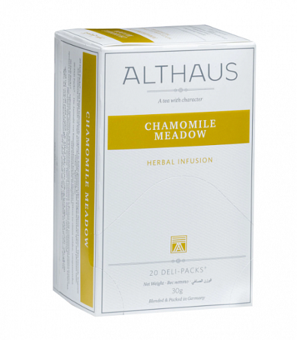 Чай травяной в пакетиках Althaus Chamomile Meadow, 20 шт