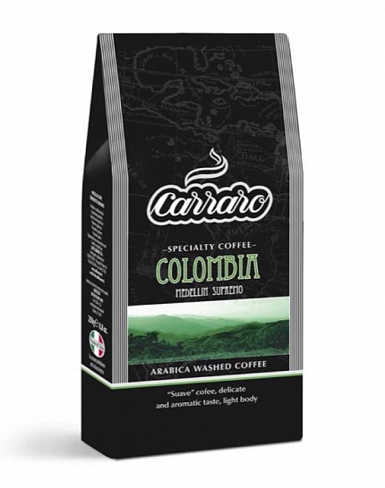 Кофе молотый Carraro Колумбия, 250 гр