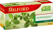 Чай в пакетиках Milford Травяной Мята перечная, 20 пак.*1,5 гр