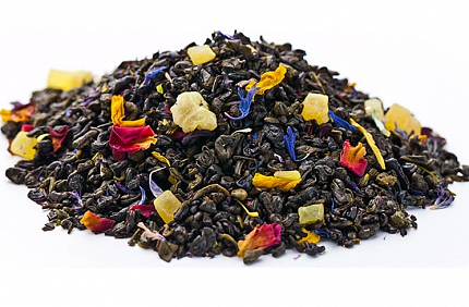 Чай зеленый листовой Gutenberg Волшебный манго, 100 гр