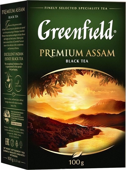 Чай черный Greenfield Премиум Ассам, 100 гр