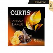 Чай в пакетиках Curtis Banana Flambe, 20 пак.*1,8 гр
