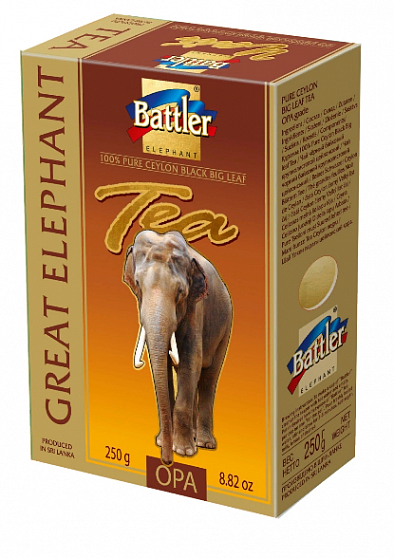 Чай черный Battler Великий Слон, 250 гр