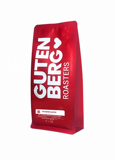 Кофе молотый Gutenberg Бразилия Сантос, 250 гр