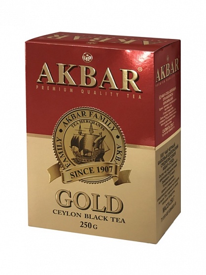 Чай черный Akbar Золотой FBOP, 250 гр