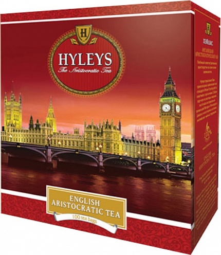 Чай в пакетиках Hyleys Аристократ, 100 пак.*2 гр