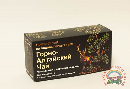 Травяной сбор Горно-Алтайский Черный с горными травами, 90 гр