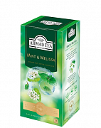 Чай в пакетиках Ahmad Tea Мята-Мелиса, 25 пак.*1,8 гр