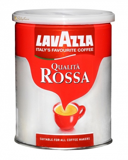 Кофе молотый Lavazza Россо в банке, 250 гр