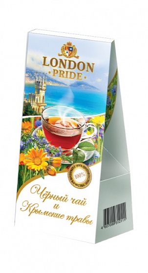 Чай черный London Pride с Крымскими травами, 50 гр