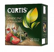 Чай в пакетиках Curtis Sparkling Strawberry, 20 пак.*1,7 гр